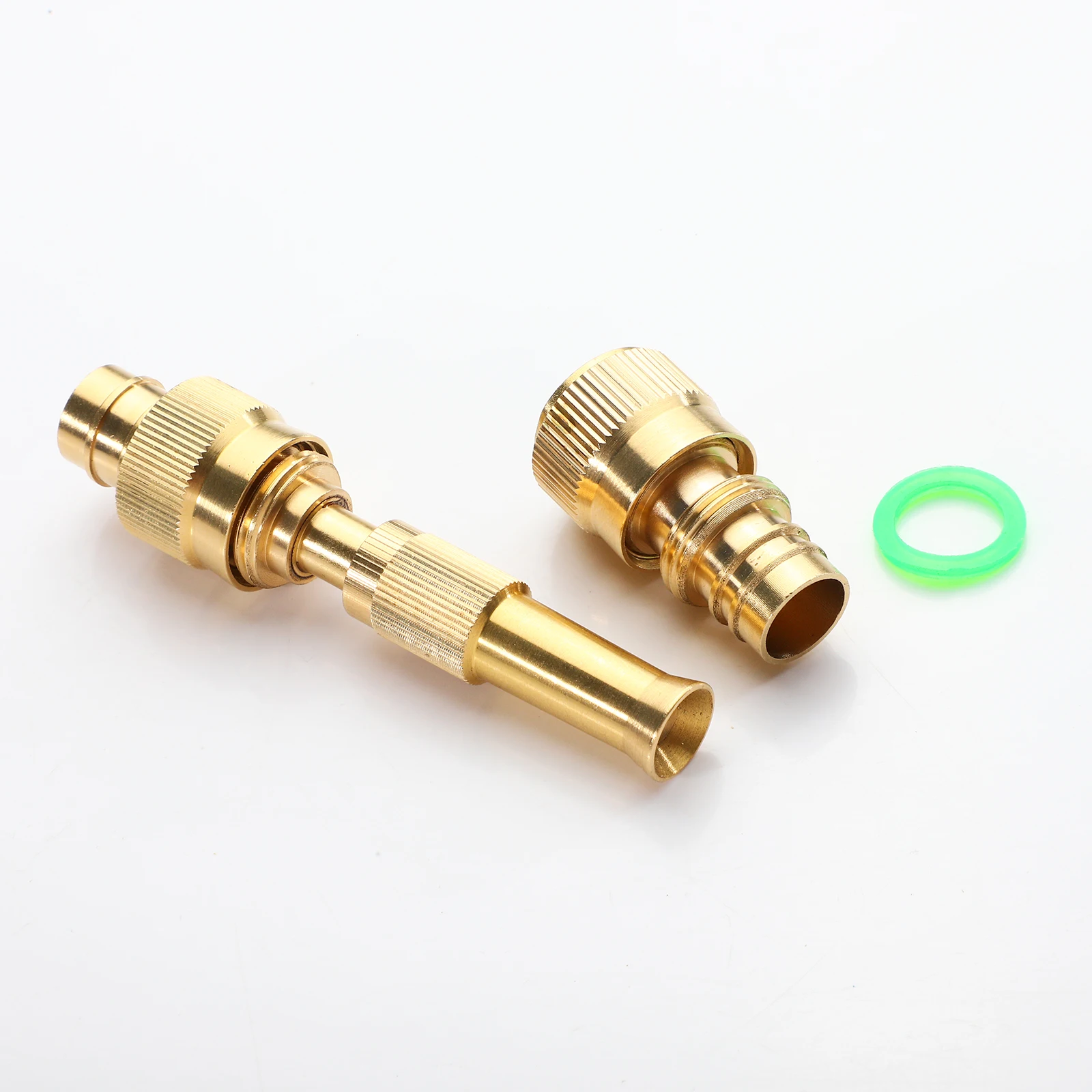 

Латунная насадка для садового шланга, быстрое подключение, регулируемый водяной пистолет высокого давления