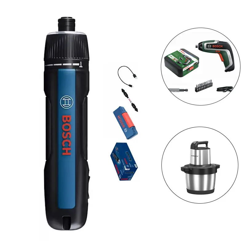 مفك براغي كهربائي لاسلكي من Bosch GO 3 احترافي 3.6 فولت بطارية ليثيوم أيون مفكات قابلة لإعادة الشحن أدوات كهربائية