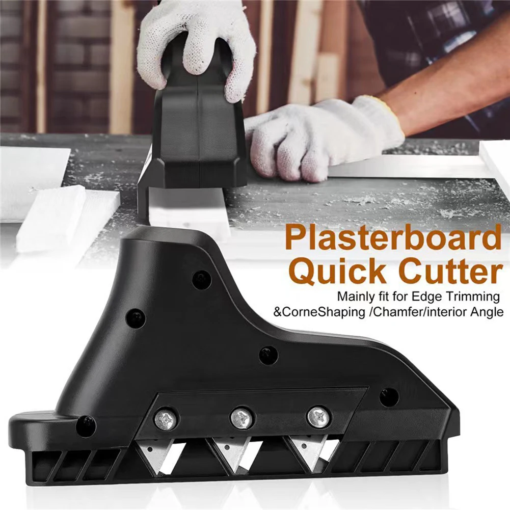 1pcs Plasterboard Quick Cutter Precise 45° Gypsum Board Chamferer Drywall Edge Edge Trimming Shaping Tool For Carpentry 6