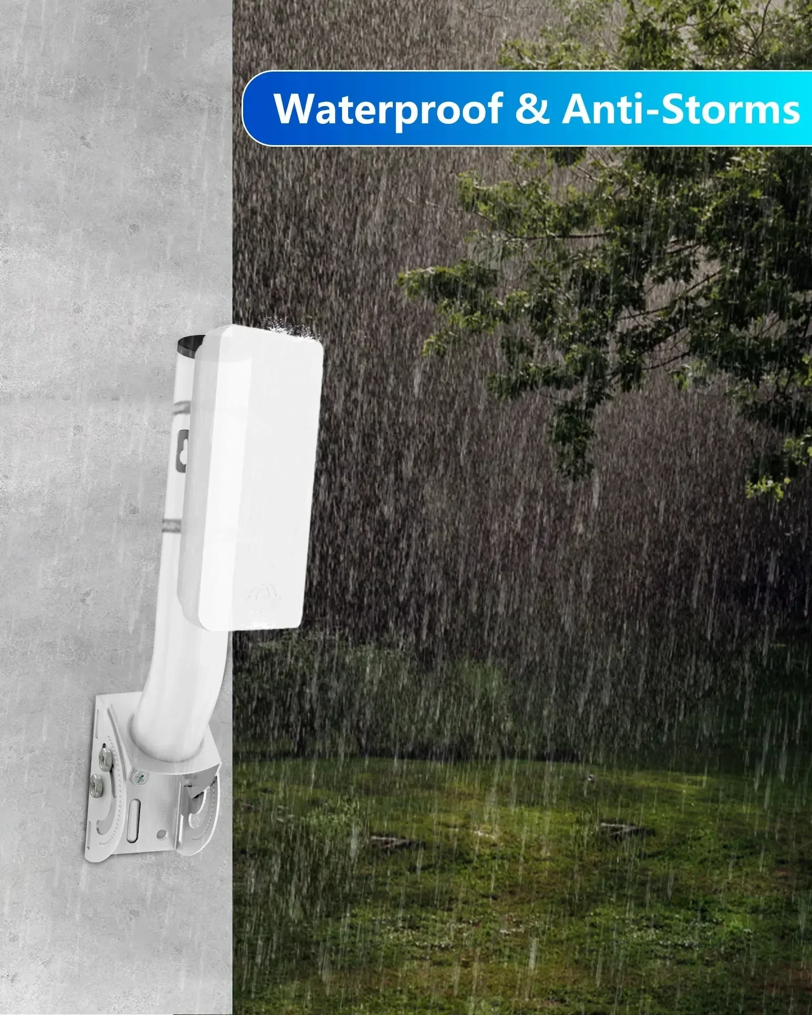 Wifi Signal Outdoor Point to Point AP Access Wireless Bridge Bracket Mount Client Bridge CPE Antenna Mounting Pole Bracket 1Pack