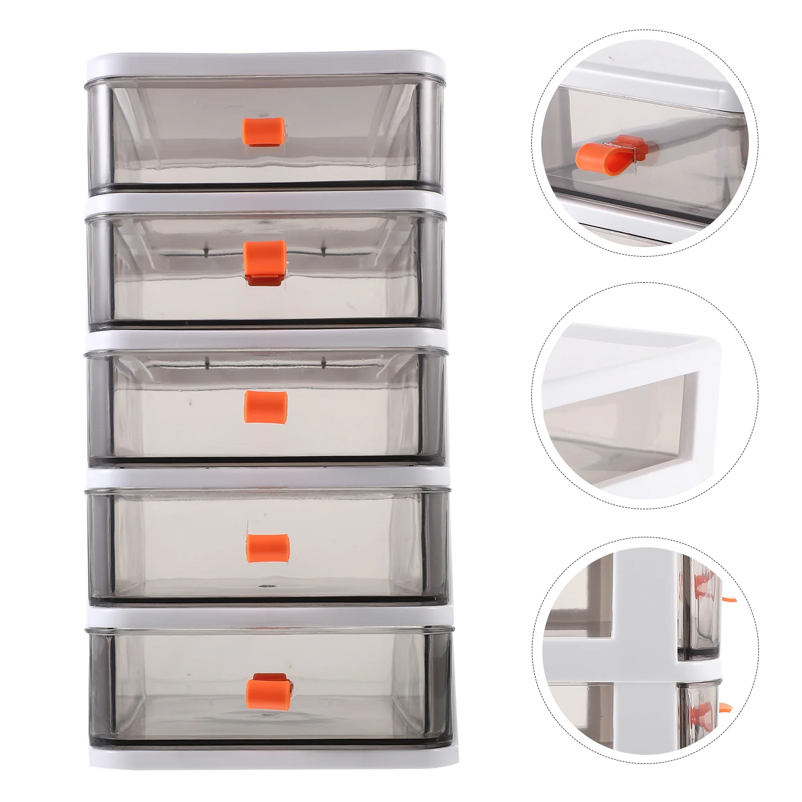

Drawer Type Storage Case Stationery Box (five-layer Green) Bins Table Organizer
