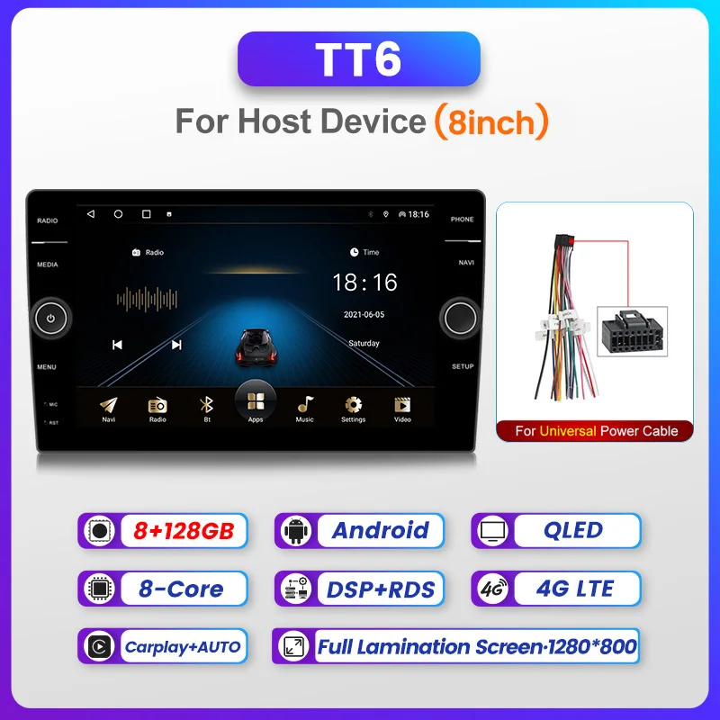 オールノット 10 インチ ユニバーサル Android11 オートラジオ カー