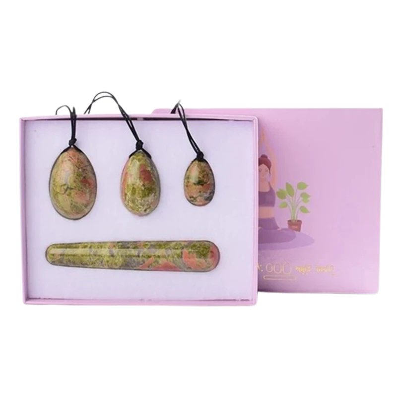 

Natural Chlorite Jade Eggs Yoni Egg Women Kegel Exerciser Jade Massager Vaginal Muscle Massage Ball Healty Tools Gift For Wife