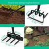 Garden Hoe- 62 Inch Long Stirrup Hoe Garden Tools Cultivator For Weeding, Heavy Duty Garden Hoe With Adjustable Handle 4
