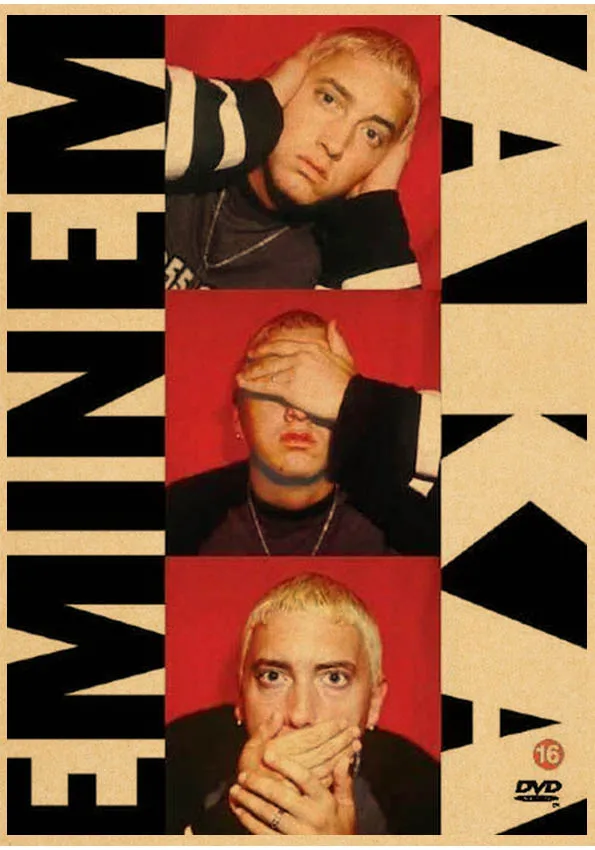 レトロラッパーエミネム有名なアメリカアートポスタークラフト紙