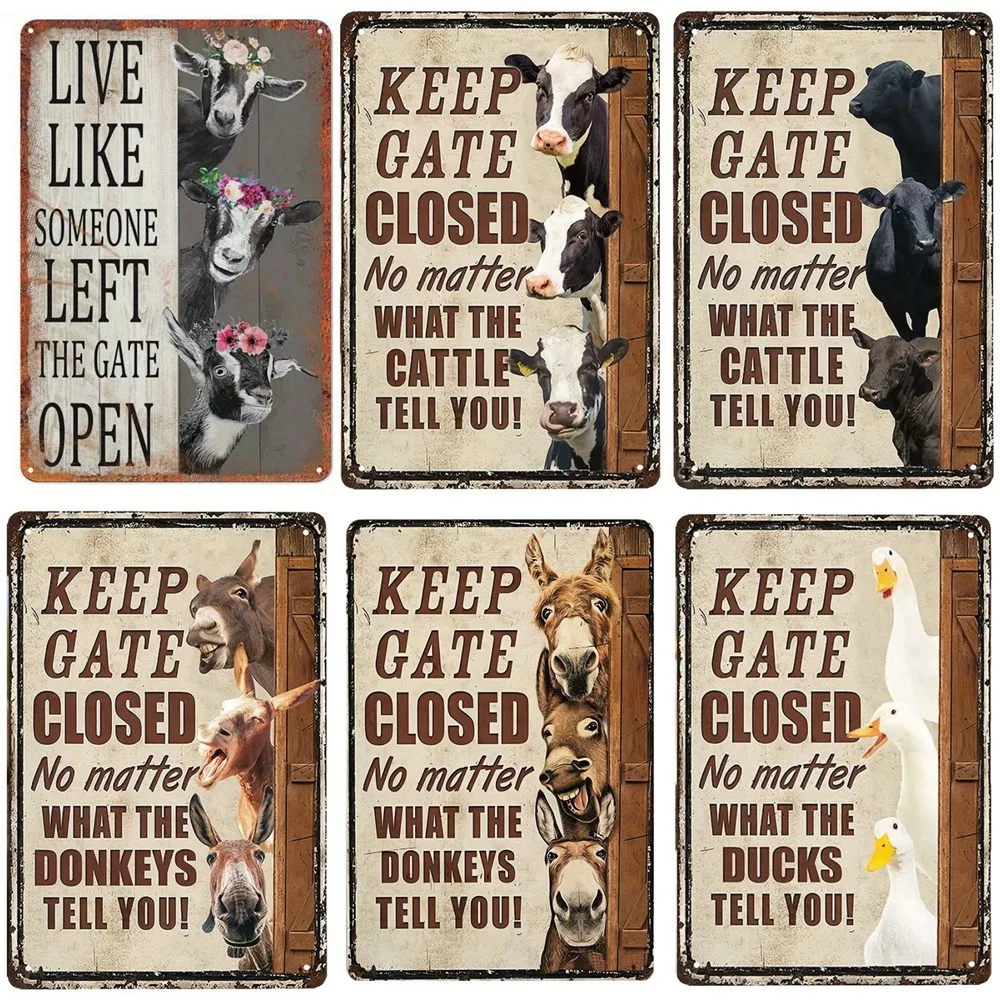 ZOVSON Panneau En Métal Vintage à Suspendre Pour Buanderie En