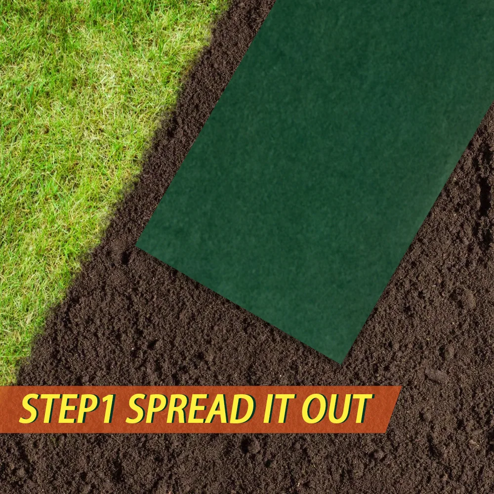 Garden Blanket Decor Non Woven Biodegradable Seeds Garden Decoration Home Mats Gardening Seed Grass Carpet Gardening
