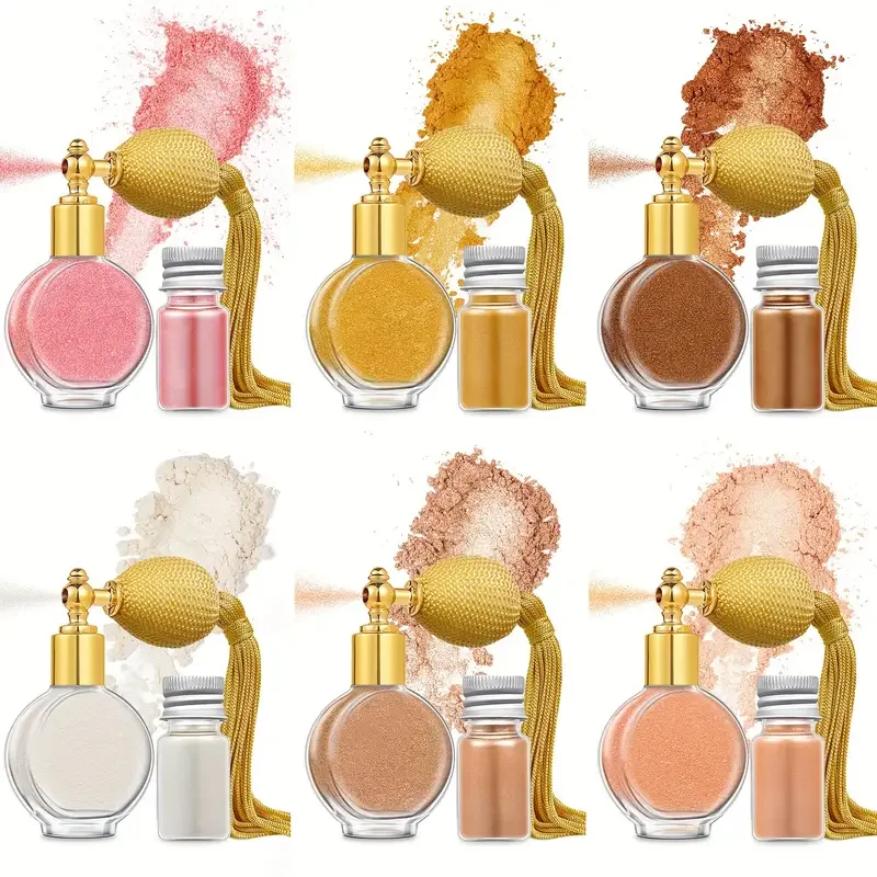 Highlighting Body Diamond Shimmering Spray Powder Highlight Powder Makeup Suitable for Face and Body Skin Hair Clothes Cosmetics 5