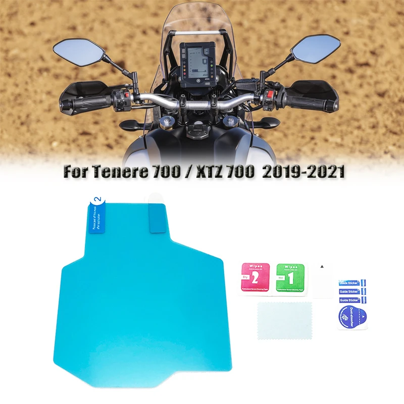 

Tenere700 Cluster Screen Scratch Protection Film Dashboard screen Protector For YAMAHA Tenere 700 T700 XTZ 700 2019 2020 2021