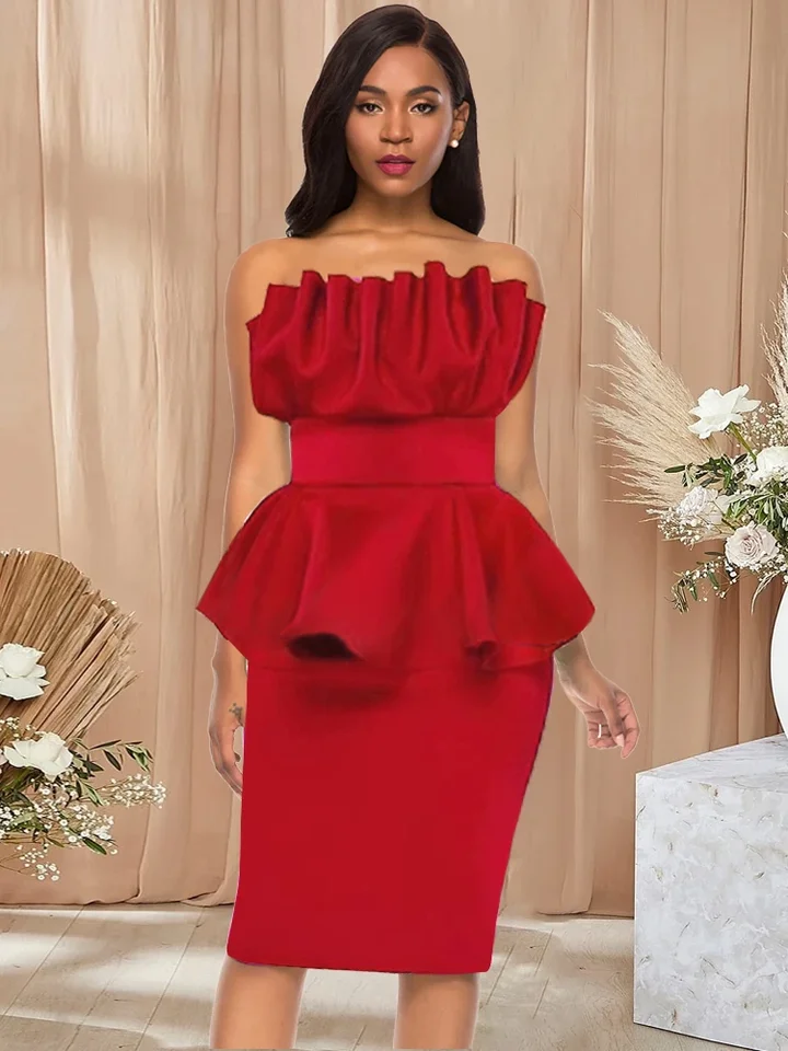 ruffle peplum