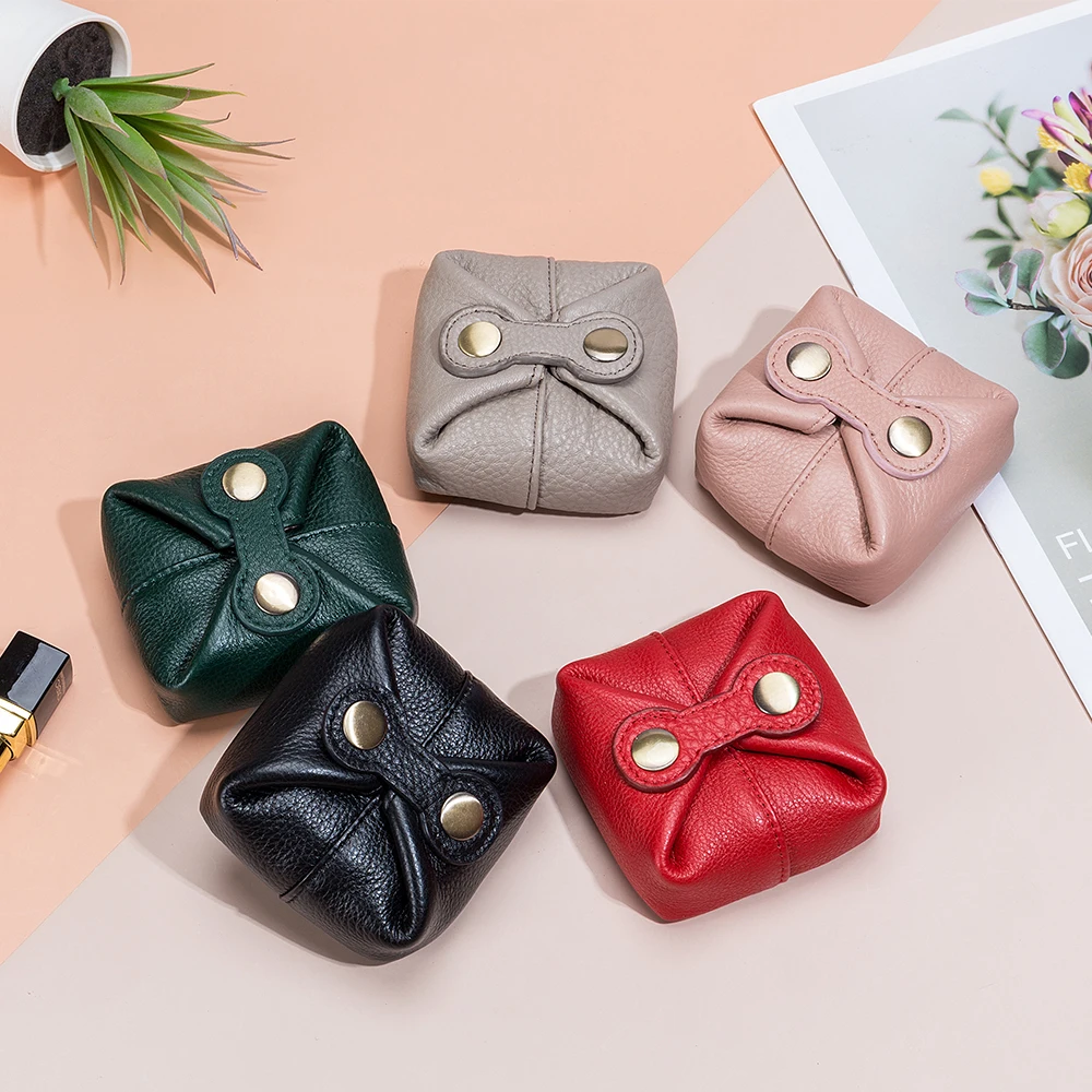 Lovely, Japan and South Korea is zero coin purse soft leather mini headphone key female lipstick receive small package wet skin