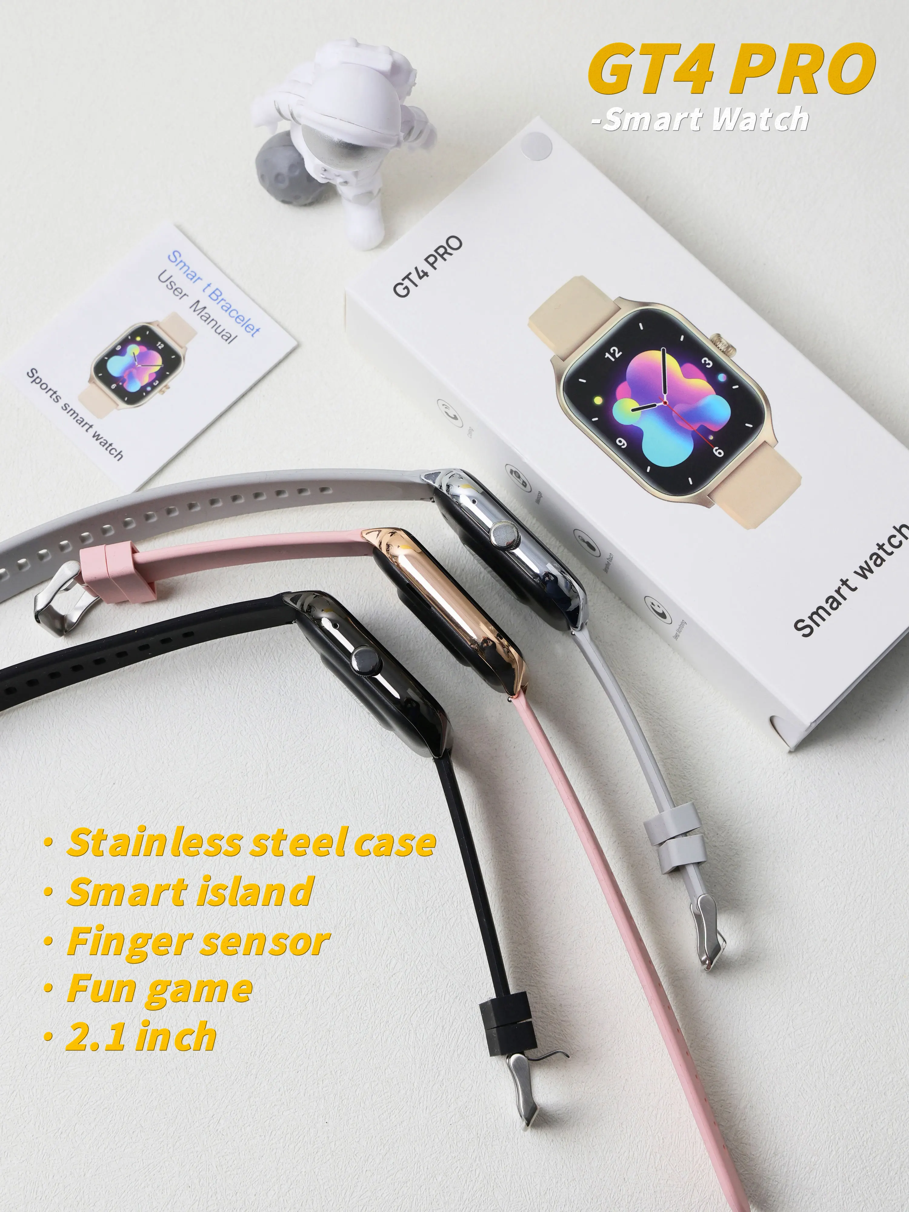 2024 Originale Reloj Inteligente Smartwatch Gt4 Pro Max Serie 8 Smart Watch Per Smartwatch Rotondo Nuovo