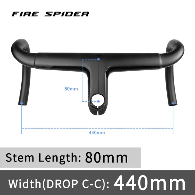 FIRE SPIDER FS300ステム一体型カーボンハンドルOD1/OD2対応 楽天市場】FIRE SPIDER プレミアム FS300 ステム一体型ドロップ