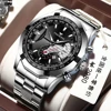 2024 New Style Fashion Brand Men's Quartz Watch Luxury Dial Luminous Waterproof Sports Automatic Date Business Men Wristwatch 1