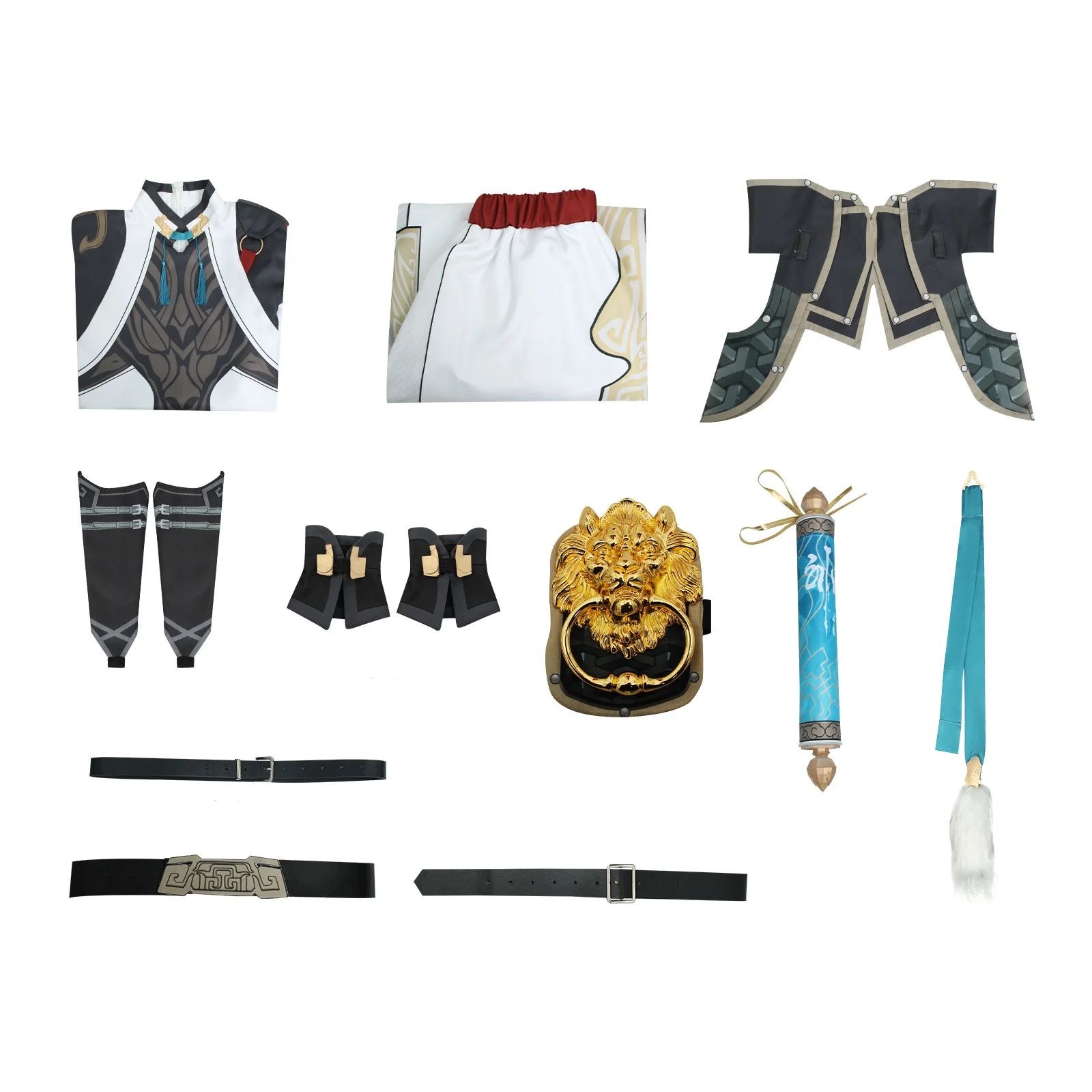 Disfraz de Cosplay de Jing Yuan, juego Honkai Star Rail, traje de Cosplay Honkai Jingyuan, conjunto completo de juego de rol, atuendo y pelucas para Halloween