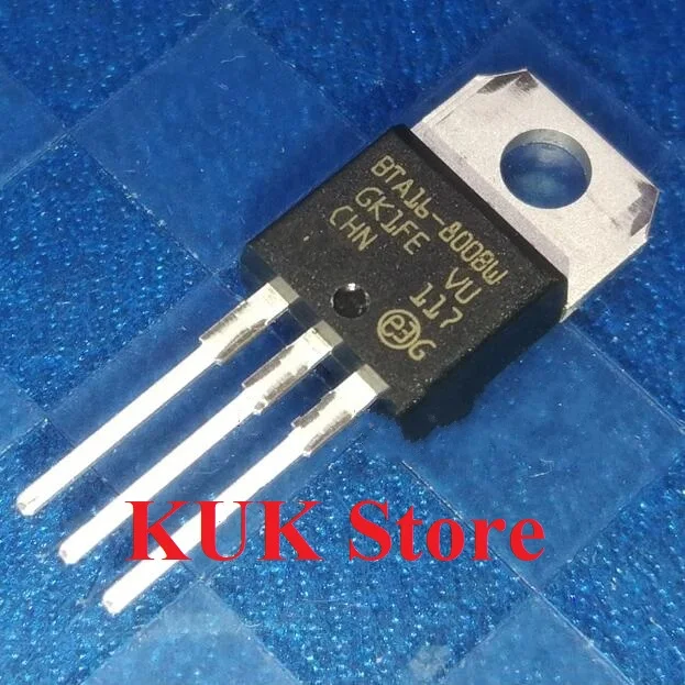 

Original 100% NEW BTA16-800BW BTA16-800BWRG TO-220 10PCS ~ 50PCS