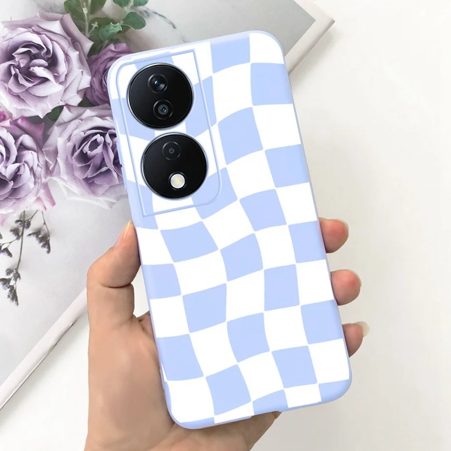 Lovely Printed Candy Color Phone Case - Soft Silicon TPU Shockproof Back Cover