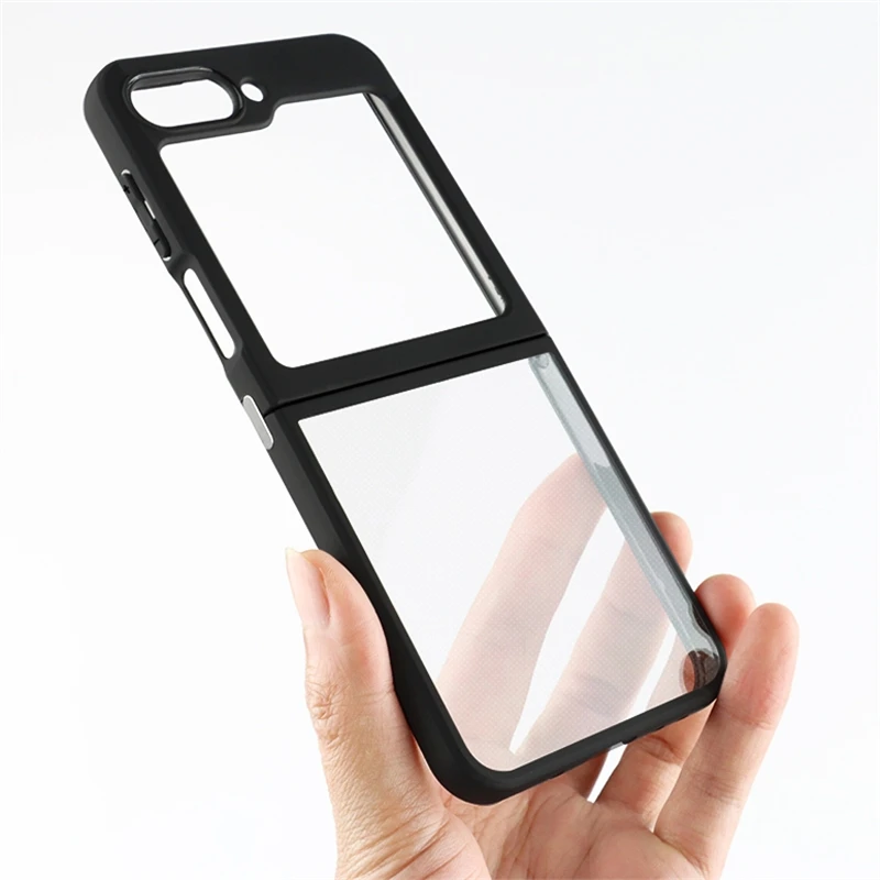 

For Samsung Galaxy Z Flip 5 Case Silicone TPU Transparent Shockproof Capa Samsung Z Flip 5 Cover Z Flip 5 Cover Phone Protector