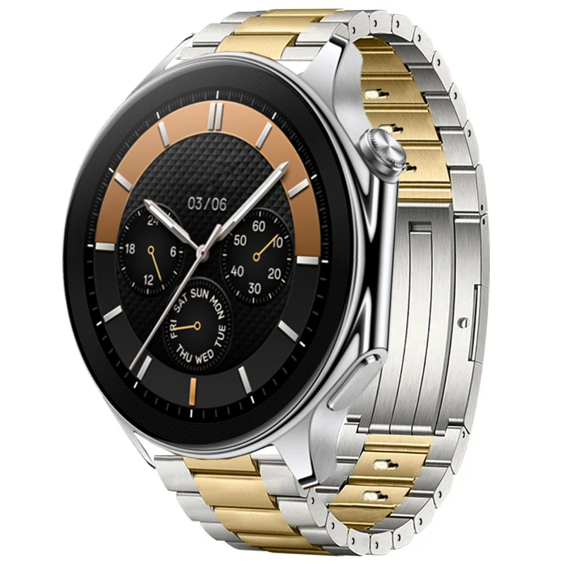 Luxury Titanium Metal Strap: Premium Business Bracelet Wristband 22mm Ultimate Link Design