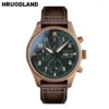 Hruodland 2025 New Men Quartz Watches 6S00 Retro Sapphire Crystal Waterproof 100M Chronograph Pilot Reloj Hombre 3