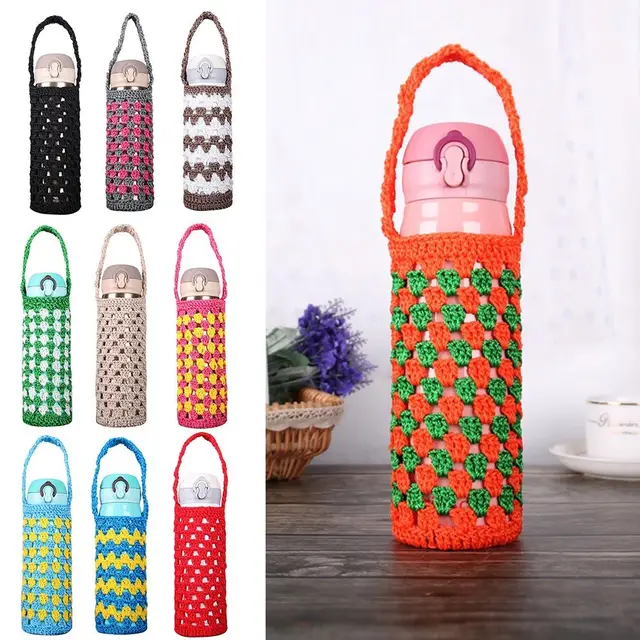 Water Bottle Cover Portable Water Cup Sleeve With Strap Reusable Water Bottle Carrier Bag Case Water Bottle Accessories 4