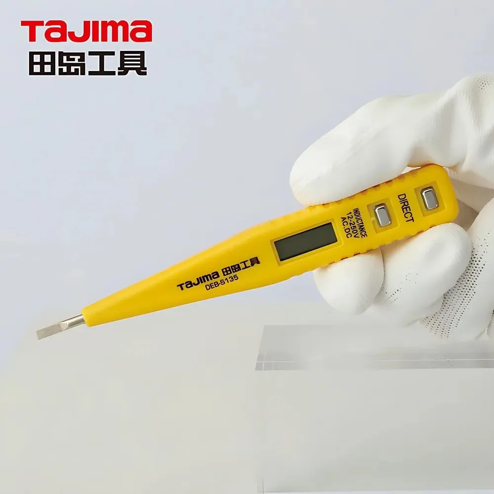 TAJIMA DEB-135 Spannungsprüfer, transparenter Griff, empfindlicher Elektriker-Teststift 1804-2684 – Detail 8