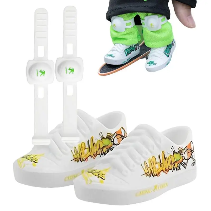 Finger Shoes Cool Mini Skateboard Shoes For Finger Breakdance Finger