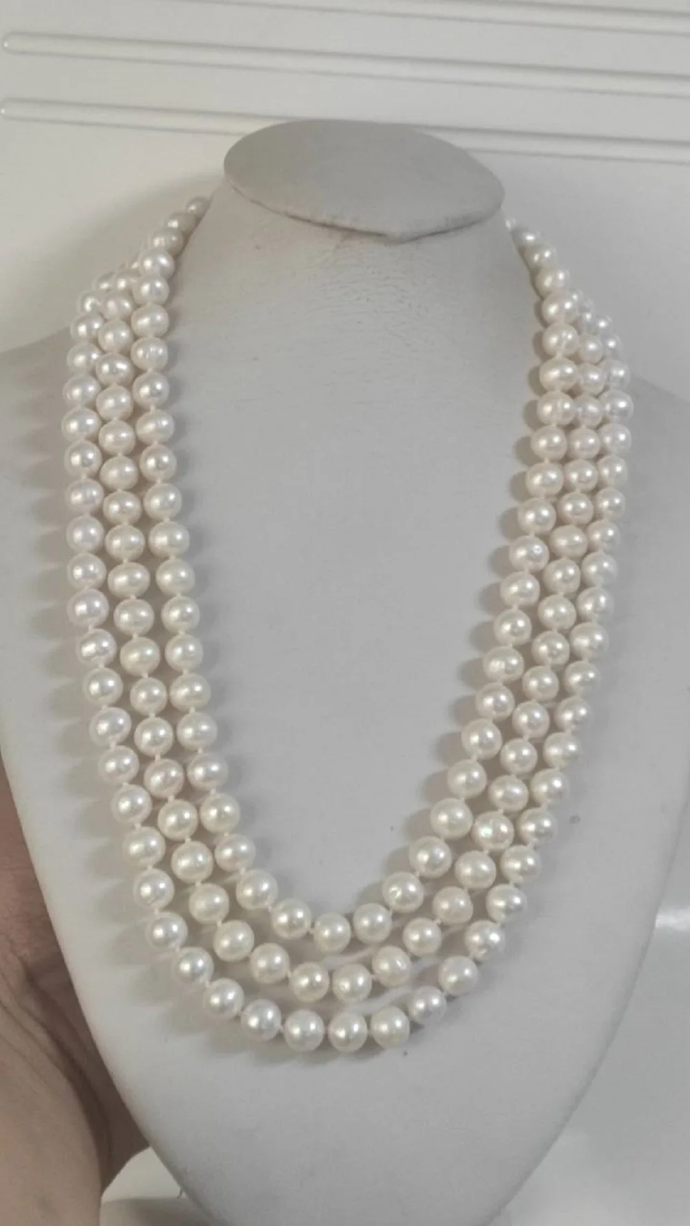 20 inch giant AAA 10-11mm genuine natural South China Sea gold pearl  necklace with 14K gold clasp