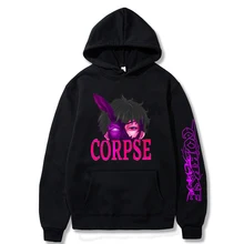 

Corpse Husband Hoodies Social Media Star Graphic Hoody Sweatshirts for Teens Funny Cartoon Pullovers Streetwear Mens Clothing
