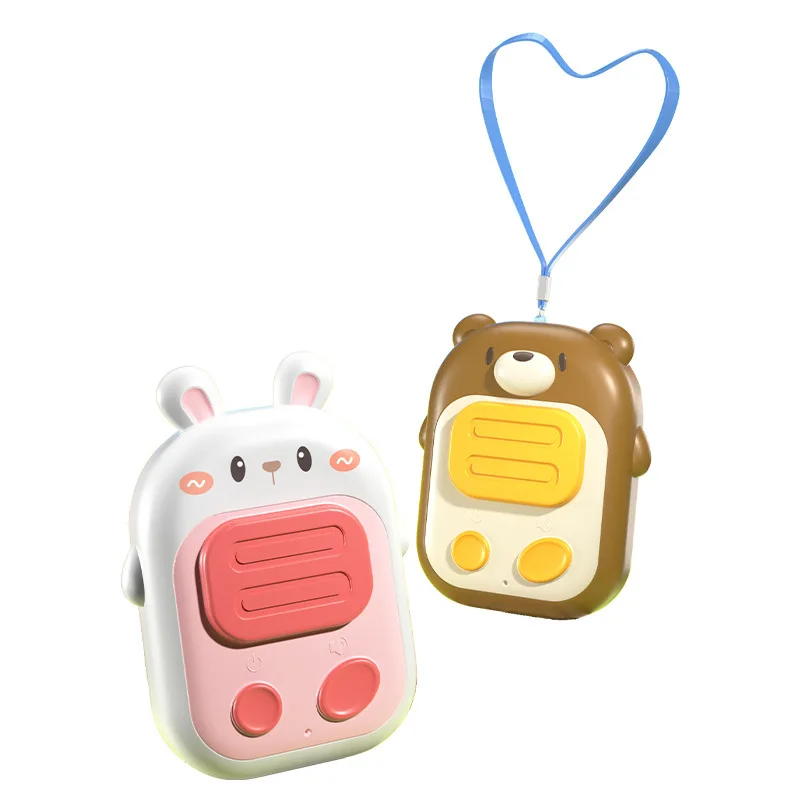 Cute Children Walkie Talkie Toy Indoor Outdoor Parent-Child Interactive Wireless Electric Toy Portable Interphone Children Gift 6