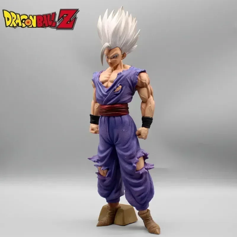 

2024 New 33cm Anime Dragon Ball Z Super Gk Great White God Beast Gohan Goku Saiyan Figure Model Statua Doll Toys Collection Gift