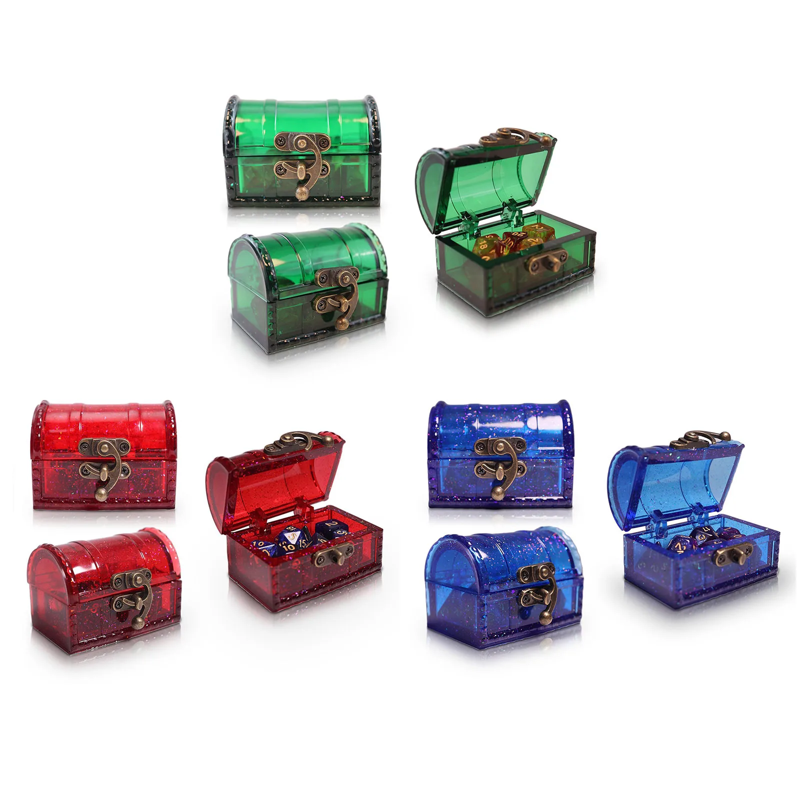 New Silicone Molds For Epoxy Resin Treasure Chest Style Epoxy Resin Mold New Arrivals 2022 For Coin Storage