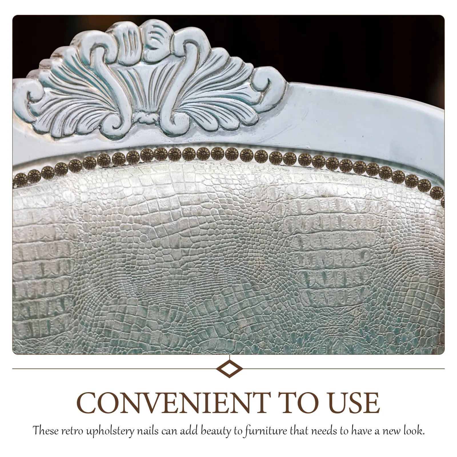 300개 철제 장식 못, 레트로 장 못, 소파 의자 가구 장 DIY 장 푸시핀, 지도 사진용