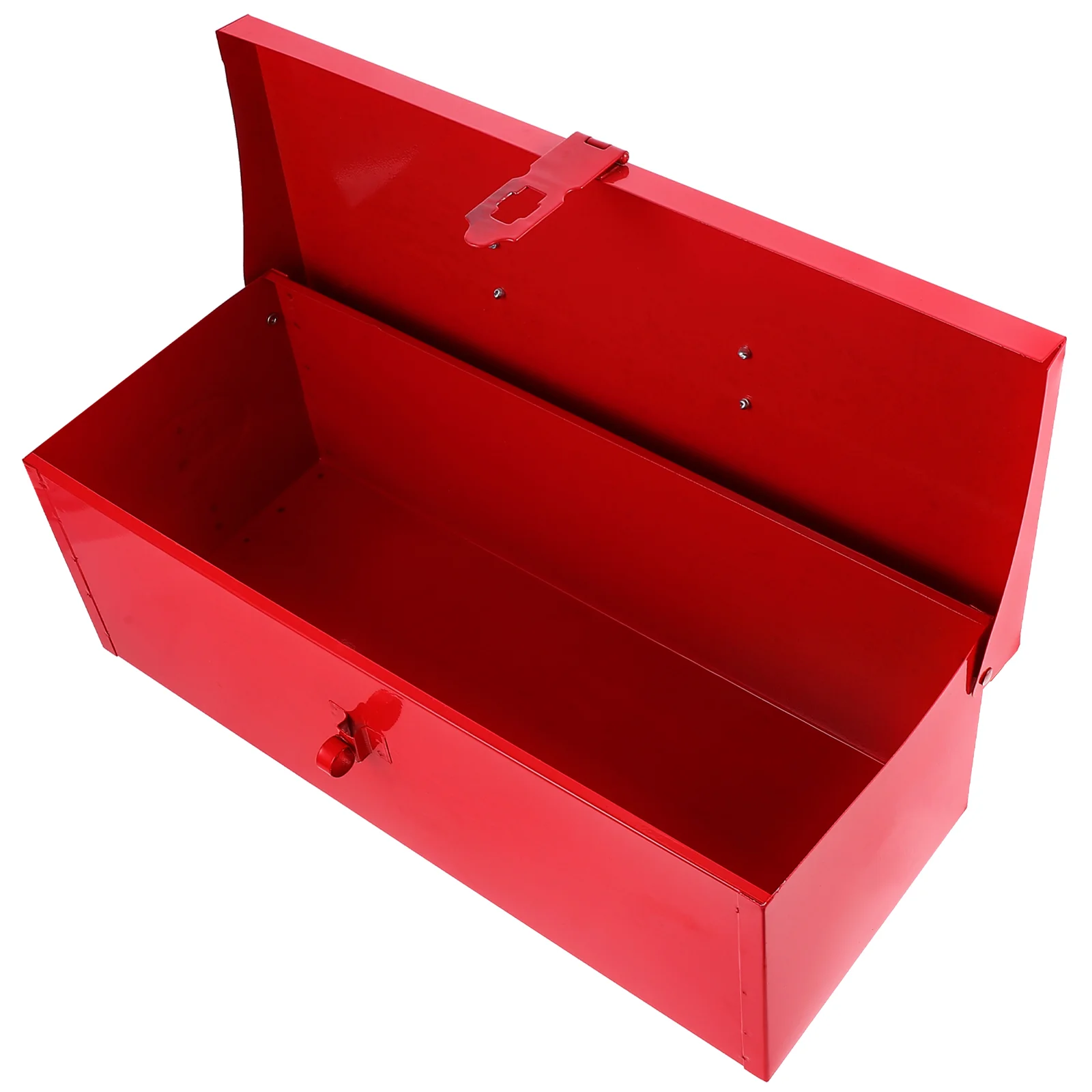 Clothes Storage Boxes Tin Toolbox Case Container Fishing Tackle Iron Red Waterproof Household 3