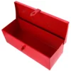 Clothes Storage Boxes Tin Toolbox Case Container Fishing Tackle Iron Red Waterproof Household 3