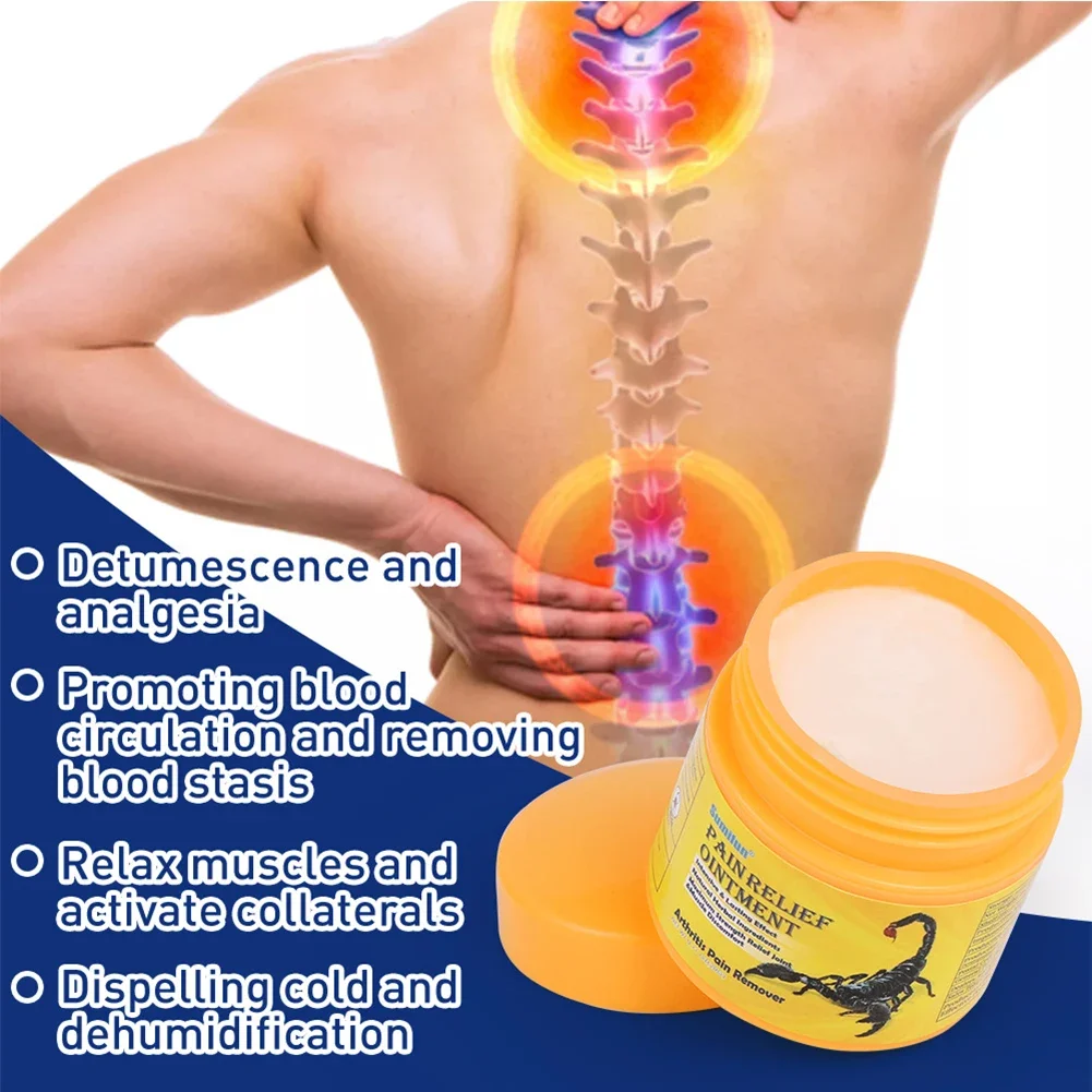 Scorpion Venom Chinese Pain Relieve Cream Rheumatoid Arthritis Joint Back Herbal Analgesic Balm Pain Relief Ointment pain relief cream,knee pain relief cream