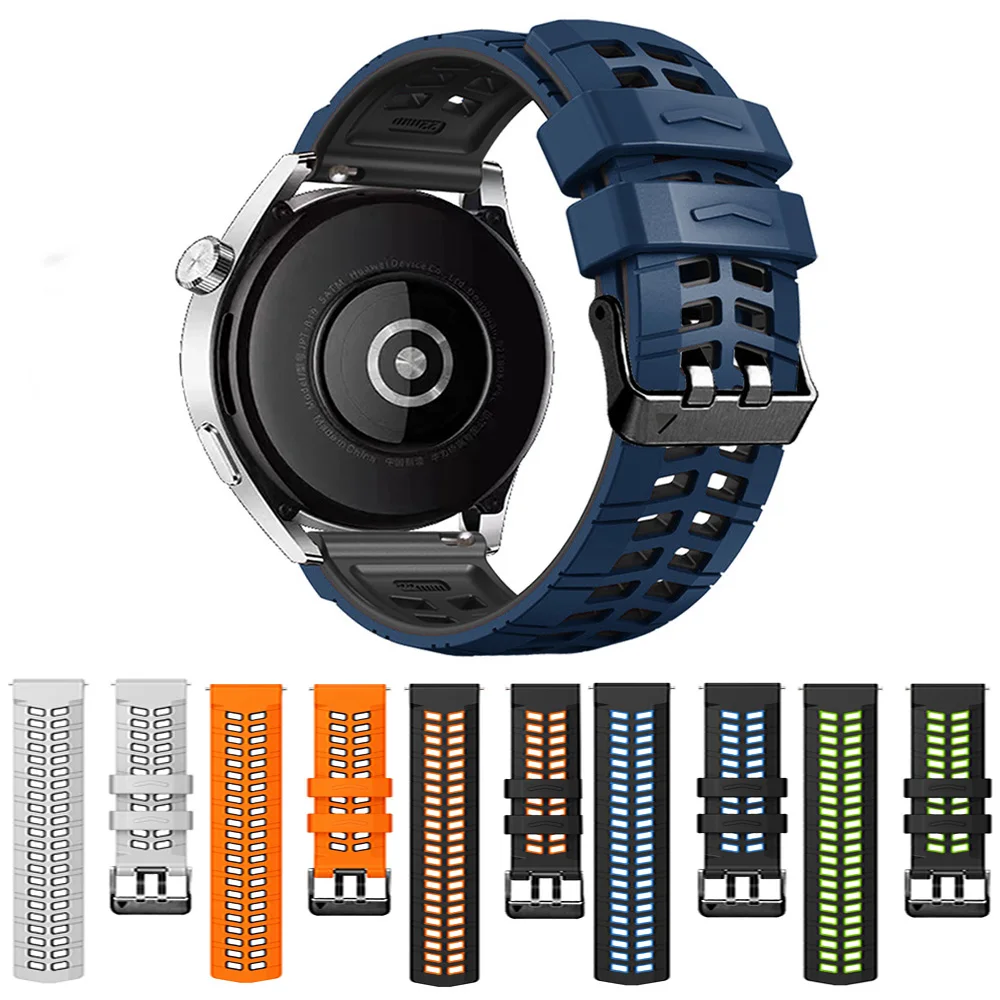 

New 22mm Silicone Strap For Amazfit GTR 4 3Pro 2 2e Silicone Strap Amazfit GTR 47mm Replacement Wristband Smartwatch Bracelet