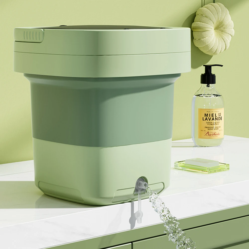 roupa interior em casa, meias, mini lavadora, 6L, 11L