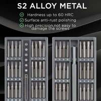 Jeu de tournevis de précision magnétique 25/63 en 1, Mini Kit d'outils pour la réparation de téléphones portables et PC, matériel professionnel avec embouts hexagonaux Torx 2