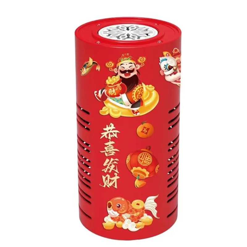 

Автоматическая пузырчатая машина для фейерверков, электрическая новогодняя игрушка для изготовления пузырьков, портативная воздуходувка для пузырьков с изображением бога богатства