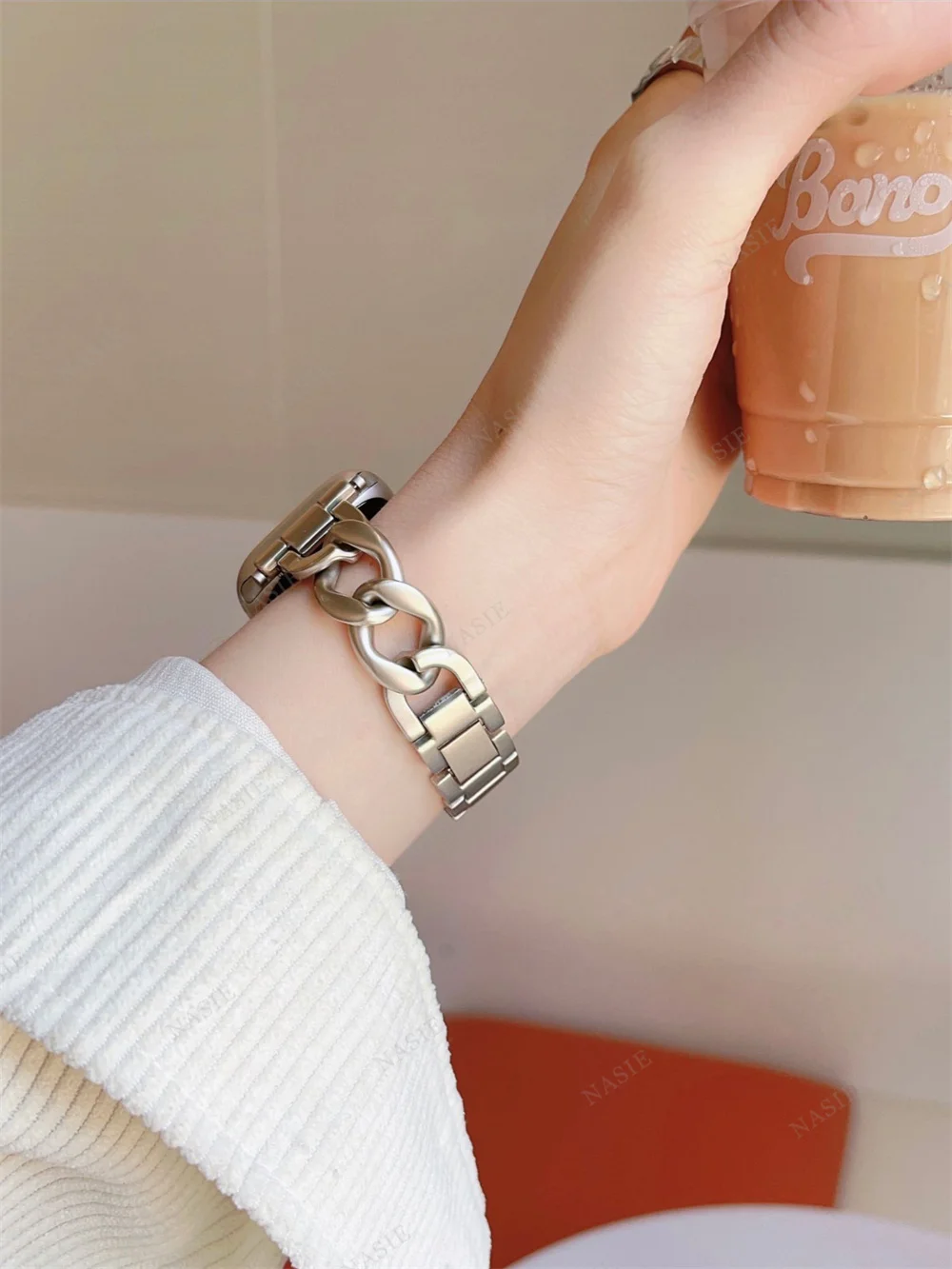 Luxury Metal Bracelet Strap for Fitbit Versa and Sense Series