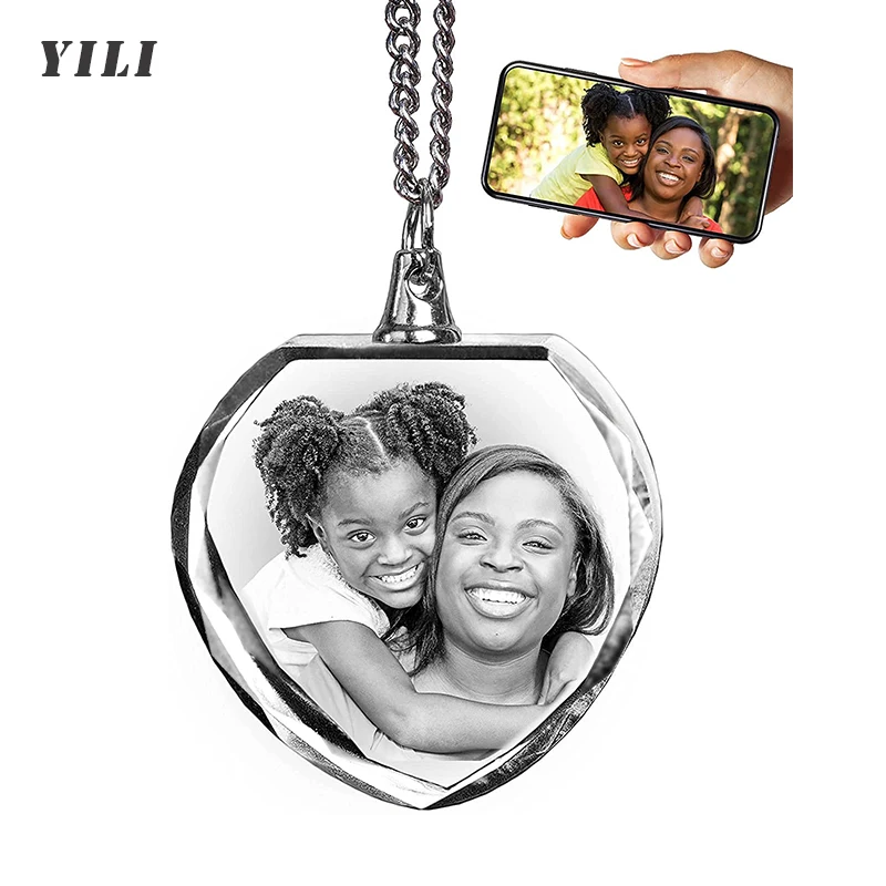 3D Memorial Necklace with Picture 1 | 3D Memorial Necklace with Picture 1