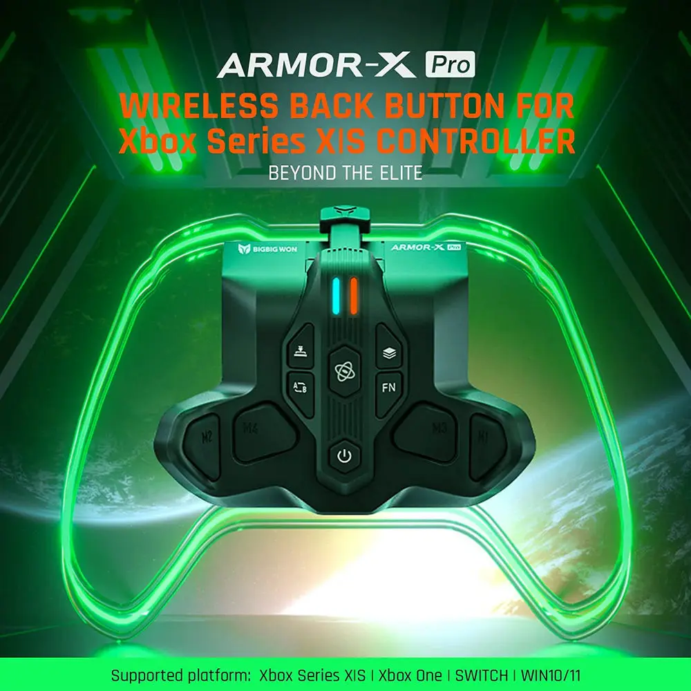 Bouton Arrière Sans Fil Armorx Pro, Fixation Pour Manette Xbox