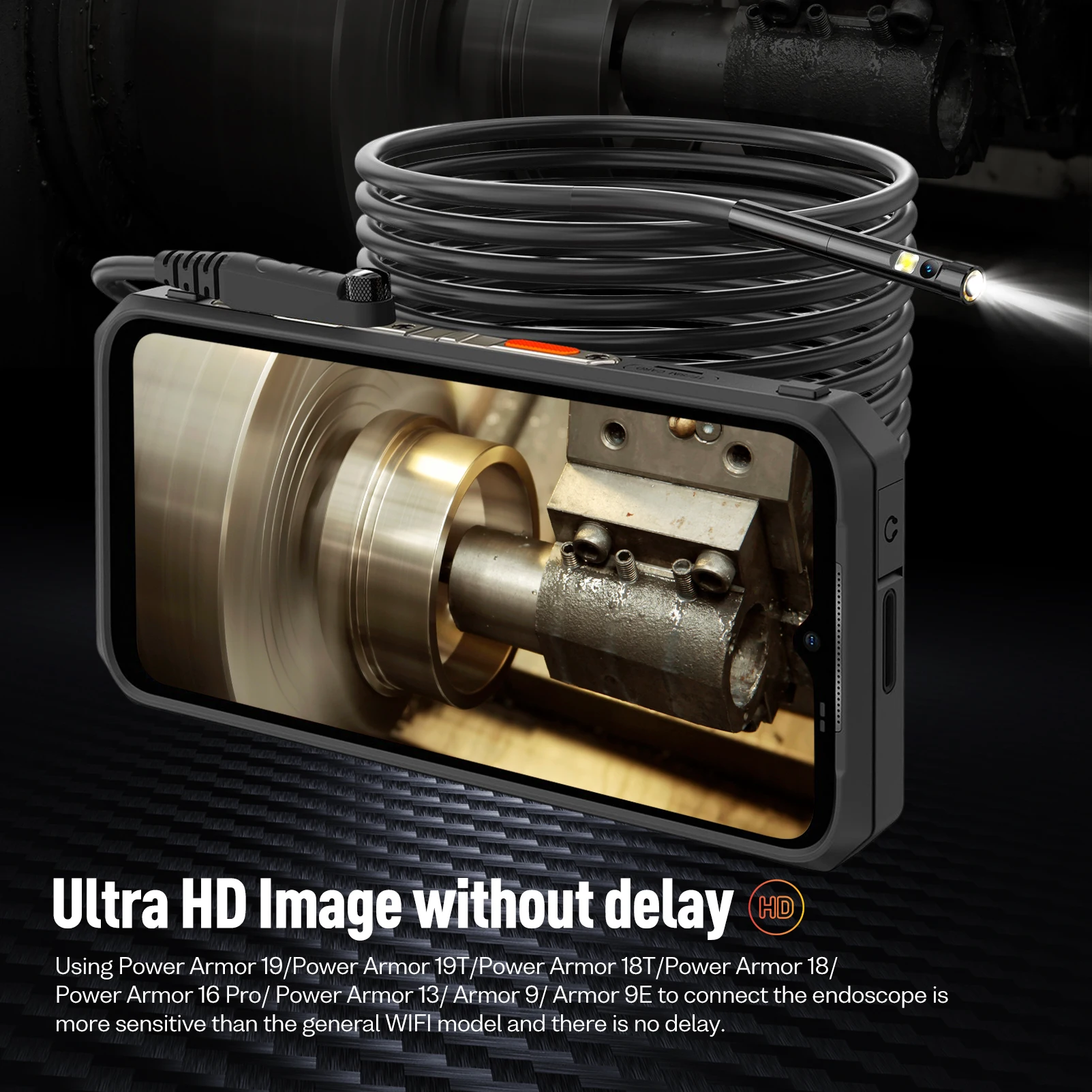 Ulefone  Waterproof 3 in 1 Endoscope /For ARMOR 9/ARMOR 9E/Power Armor 13/Power Armor 18T