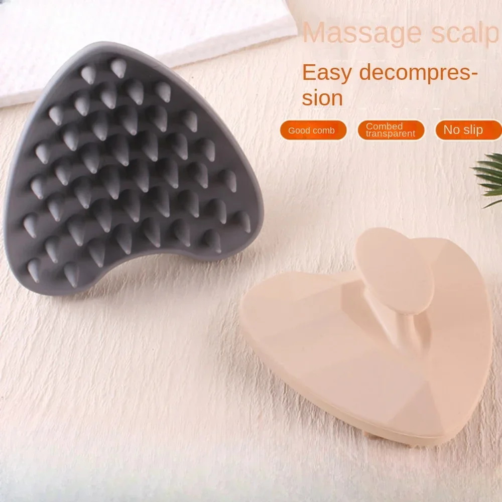 

Silicone Shampoo Brush Head Scalp Massage Comb Hair Washing Comb Body Massage Brush Bath Shower Brush Salon Hairdressing Tool