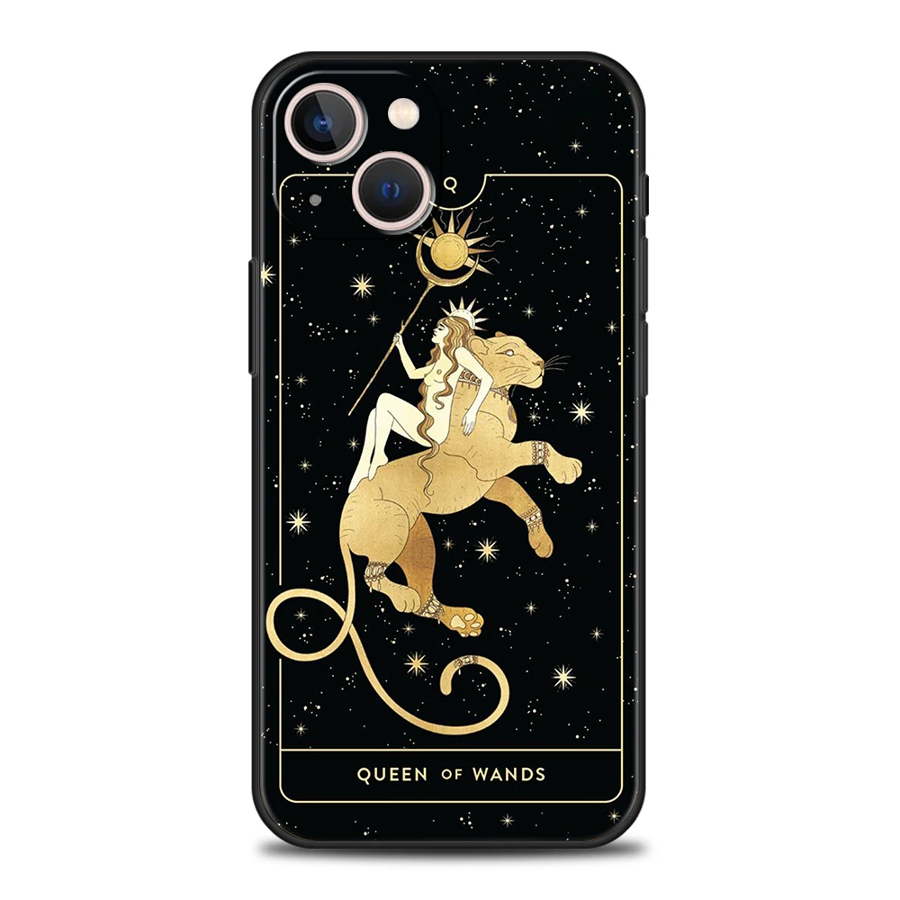 Witches Moon Tarot Mystery Totem Handyhülle für iPhone 16 15 14 13 12 11 Pro Max 7 8 Plus XR XS Silikonhülle Taschen Capas – Detail 6