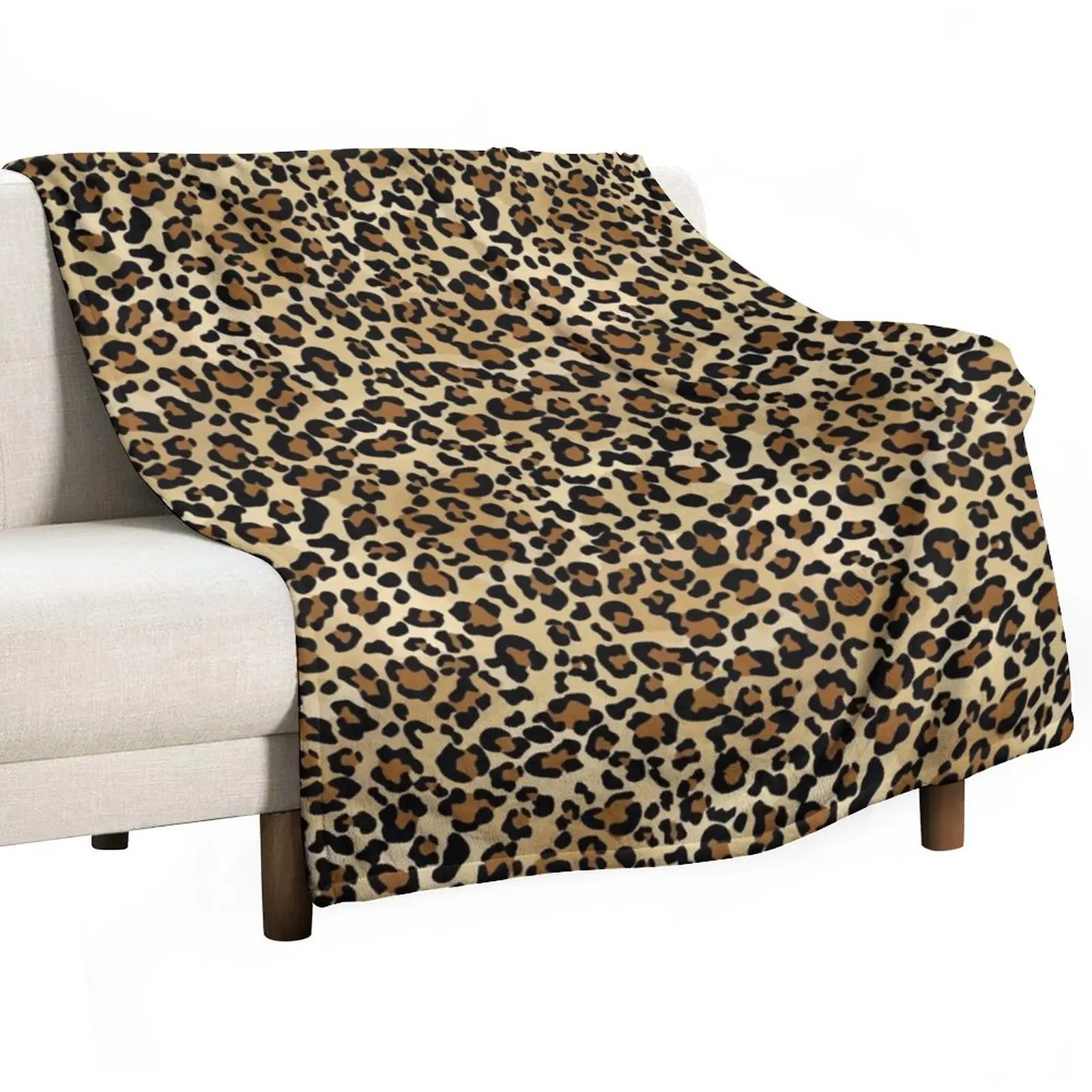 

Pretty Simple Animal Print Leopard Savage Safari Wild Pattern Throw Blanket Cute Blanket sofa bed Bed linens bed plaid