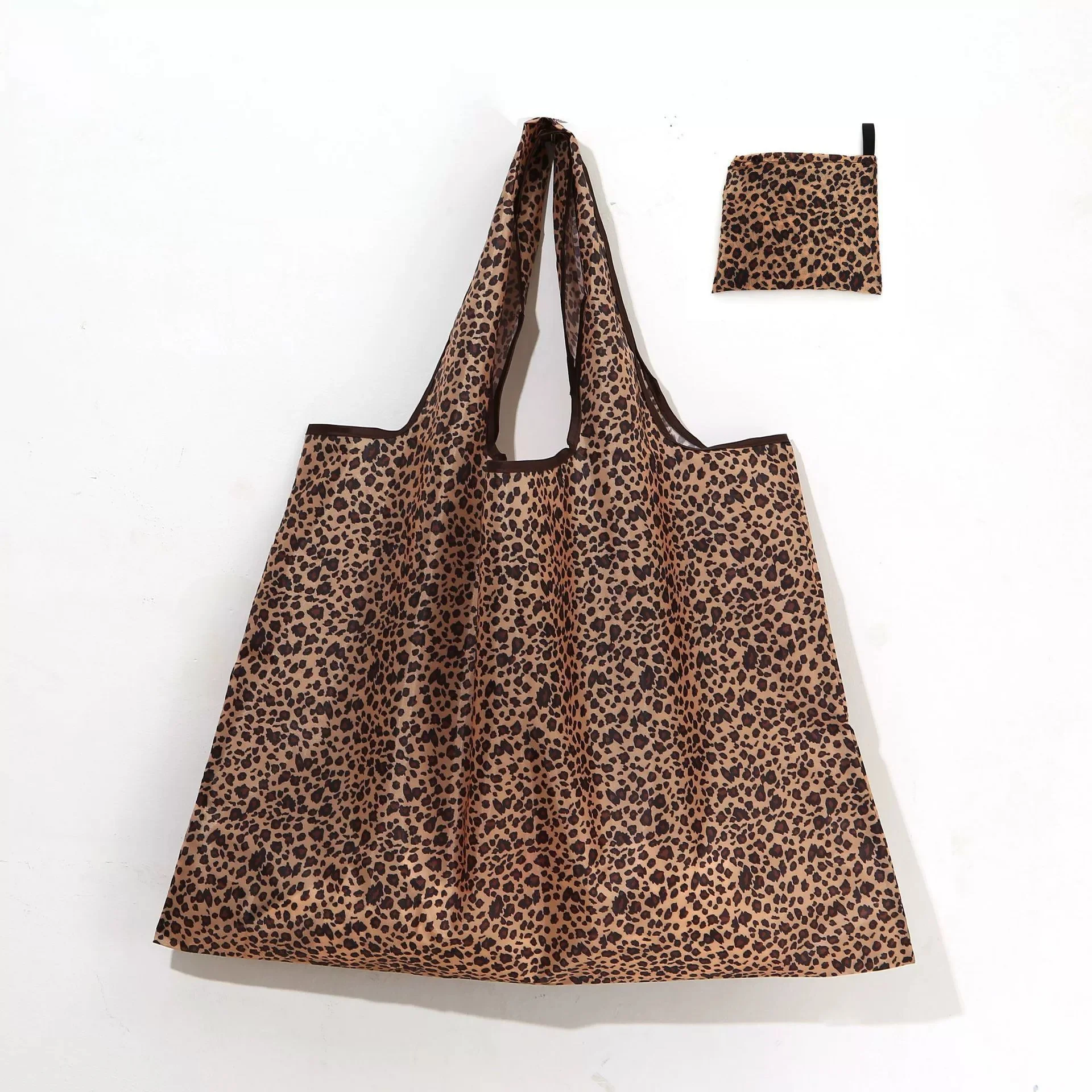 Eco-Friendly Reusable Foldable Shopping Tote - Large, Washable Grocery Storage Bag