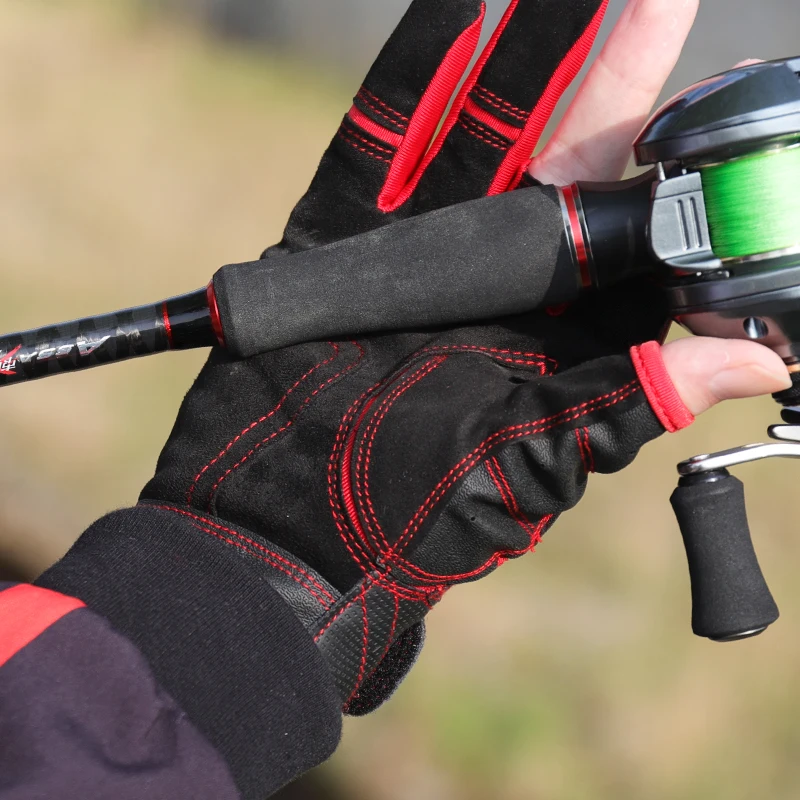 HISTAR Drying Quickly 3D Design Anti-Slippery Abrasion Resistance Hot Selling Imported Fabric La Shirley Fishing Glove