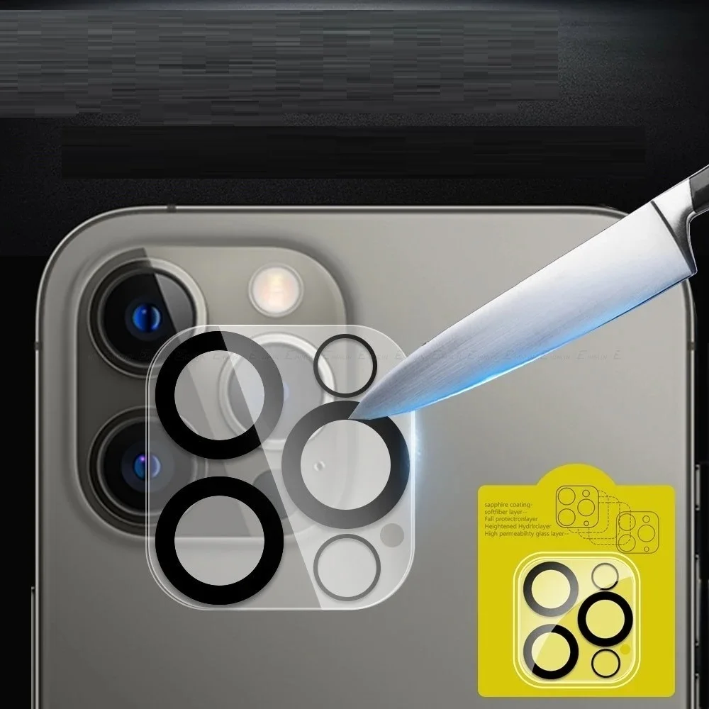 

3D Camera Glass Protectors for IPhone 11 12 13 Pro Max 13 Mini Lens Protective Glass Film For IPhone 14 Plus